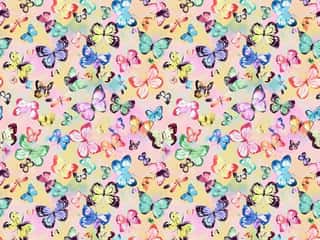 Flying Butterflies Candy Multicolored Wall Mural