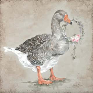 Goose With Wreath Wall Mural