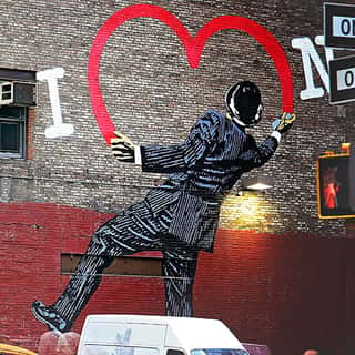 I Love New York Graffiti Mural New York City Wall Mural