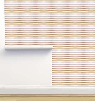 Sunset Ombre Stripe Wallpaper by Crystal W