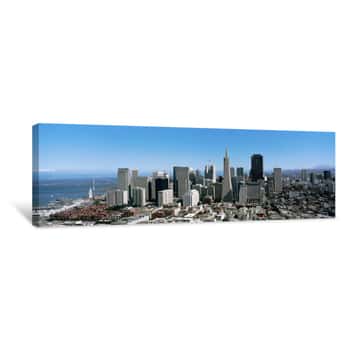 Image of San Francisco, California, USA Panoramic Canvas Print