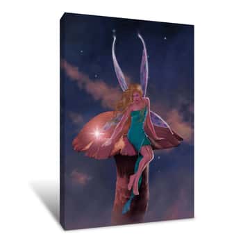 Image of A Fairy\'s Wish Canvas Print