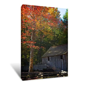 Image of Autumn at the Mill Canvas Print