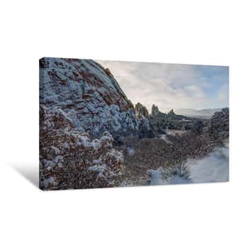 Image of A Snowy Transformation Canvas Print