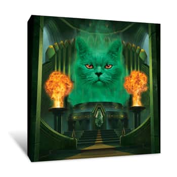 Image of Cat the Great and Powerful Canvas Print