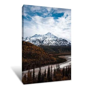 Image of Alaskan Autumn Canvas Print
