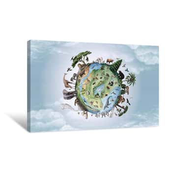 Image of Animals of Earth Canvas Print