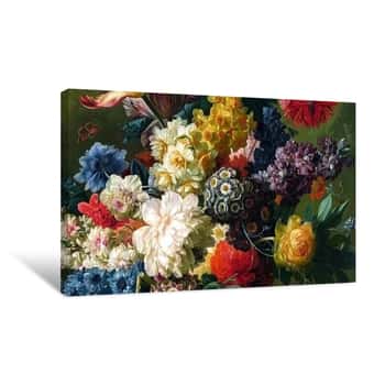 Image of Flower Madness Flower Night Canvas Print