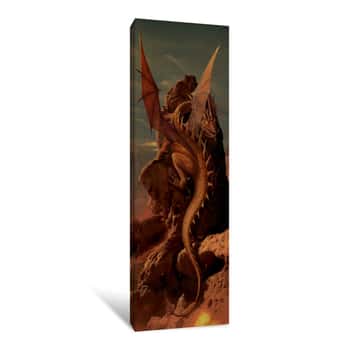 Image of Earth and Fire Canvas Print