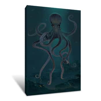Image of Giant Octopus Canvas Print