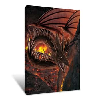 Image of Hellfire Dragon Canvas Print
