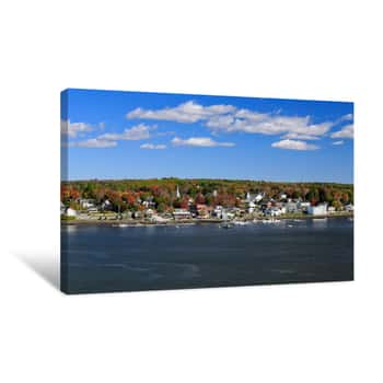 Image of Bucksport Maine Canvas Print