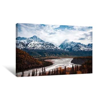 Image of Alaskan Landscape Canvas Print