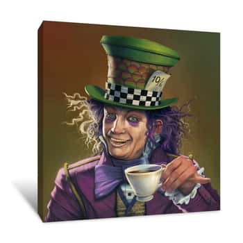 Image of Mad Hatter Canvas Print