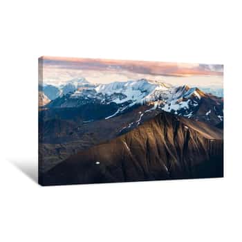 Image of Alaskan Mountains Canvas Print