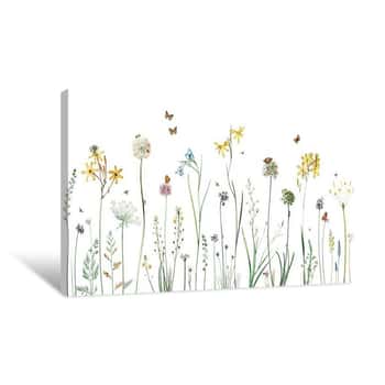 Image of Butterfly Garden Canvas Print