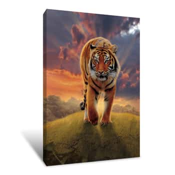 Image of Rising Tiger Canvas Print