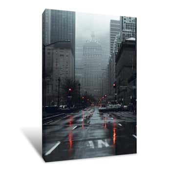 Image of The Helmsley Building Seeing From Park Avenue Canvas Print