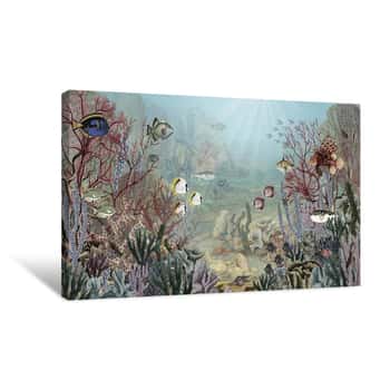 Image of Coral Creatures Canvas Print