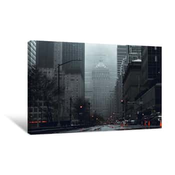 Image of The Helmsley Building Seeing From Park Avenue 2 Canvas Print