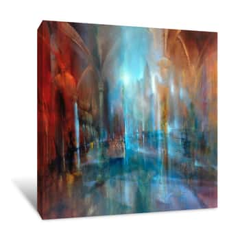 Image of Inside and Outside Artwork Canvas Print