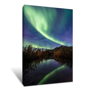 Image of Aurora Reflections Canvas Print