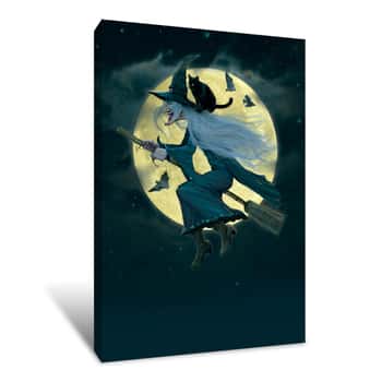 Image of Witch Canvas Print