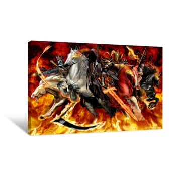 Image of Four Horsemen Canvas Print