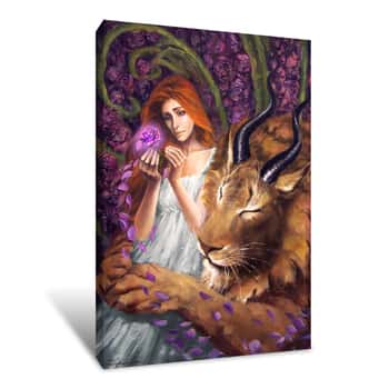 Image of Beauty and the Beast - Canvas Print