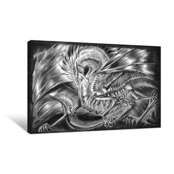 Image of Dracolich Canvas Print