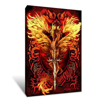 Image of Dragonsword Flameblade Canvas Print