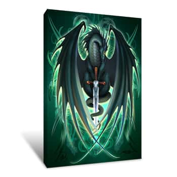 Image of Dragonsword Skullblade Canvas Print