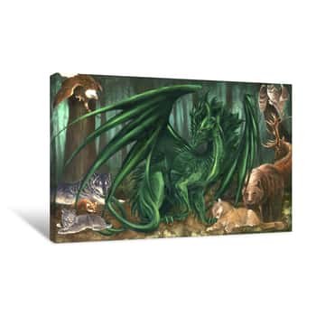 Image of Lord of the Forest Canvas Print