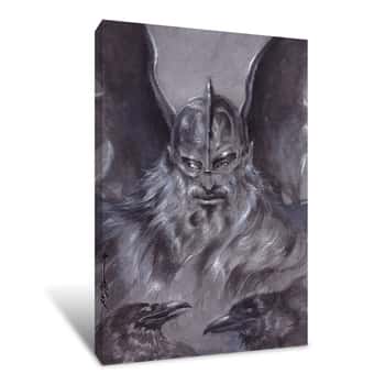 Image of Odin: The Allfather Canvas Print
