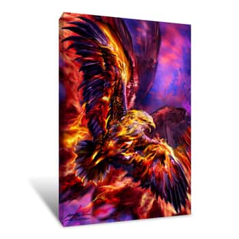 Image of Phoenix Rising Canvas Print