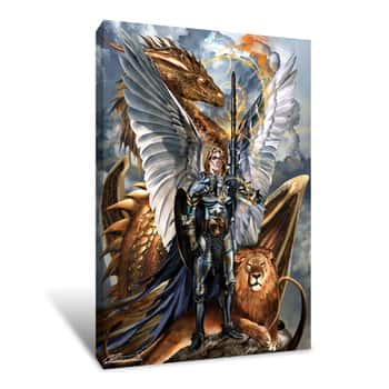 Image of St. Michael the Archangel Canvas Print