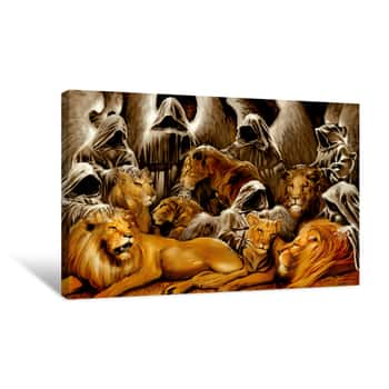 Image of The Lion\'s Den Canvas Print