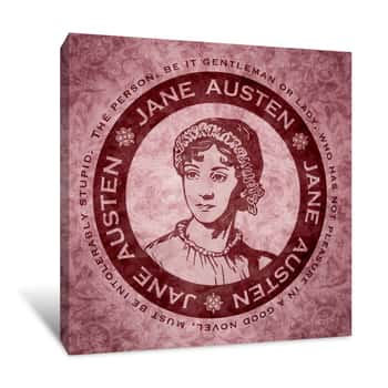 Image of Austen in Color Canvas Print