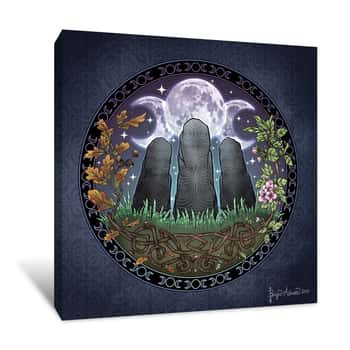 Image of Awen Stones Canvas Print