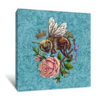 Image of Bee Love Canvas Print
