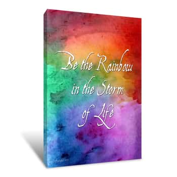 Image of Be The Rainbow Canvas Print