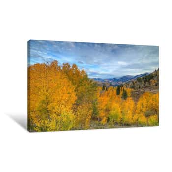 Image of Autumn Glory at McClure Pass #2 Canvas Print