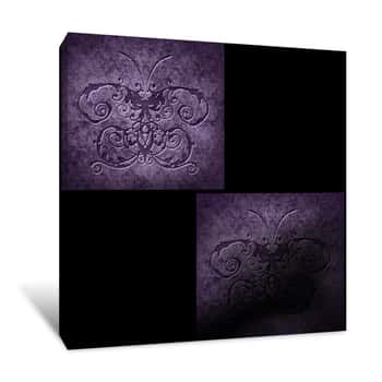 Image of Butterfly Pillow Canvas Print