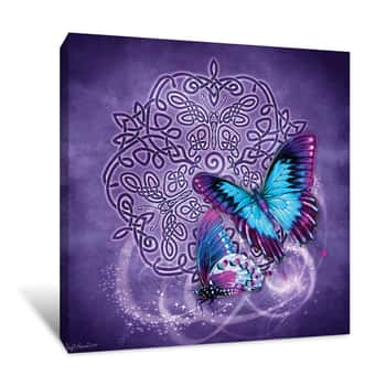 Image of Celtic Butterfly Canvas Print
