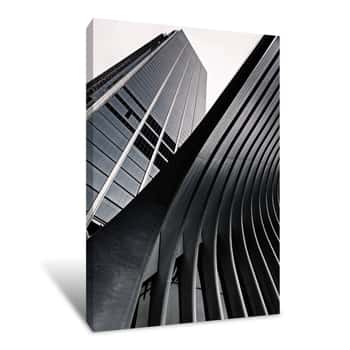 Image of Oculus Black and White Canvas Print