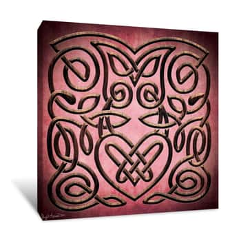 Image of Celtic Love Knot Canvas Print
