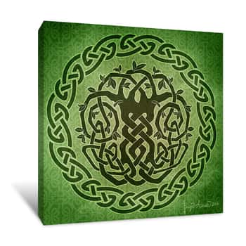 Image of Celtic Tree Canvas Print