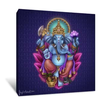 Image of Ganesha Canvas Print
