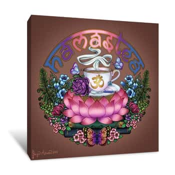 Image of Namastea Canvas Print