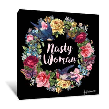 Image of Nasty Woman Canvas Print